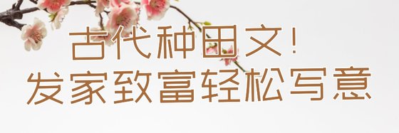 古代种田文！发家致富轻松写意
